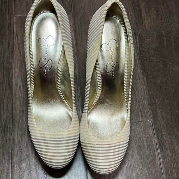 Jessica-simpson Women's Tan and Cream Courts - Picture 2 of 6